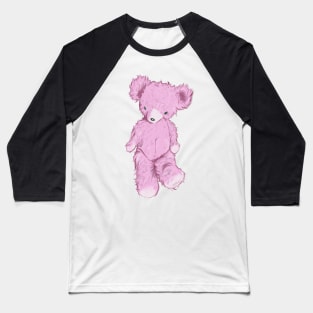 Pink Teddy Bear Baseball T-Shirt